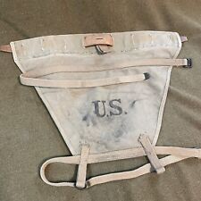 WW1 US Army M1910 Haversack Tail complete w/ Leather and Buckles picture