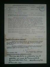 WWII DOCUMENT RECOMMENDING VICTORIA CROSS TO PILOT FLIGHT LIEUTENANT NICOLSON