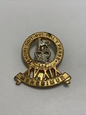 Queens Crown Post WW2 15th/19th Hussars Cap Badge picture
