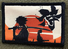 Samurai Champloo Morale Patch Anime Tactical Military Tactical Army Flag USA  picture