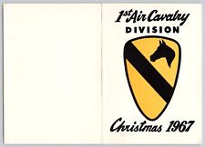 1st Air Calvary Division Vietnam Christmas Card 1967 B1-26 picture