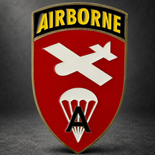 Airborne School 1-507th PIR Alpha Company Fort Benning Black Hat Challenge Coin