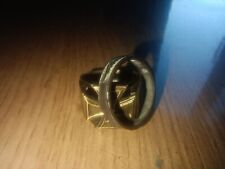WW2 German Ring Iron Cross + WW2 Ring  Luftwaffe Wings Ring 1940 picture
