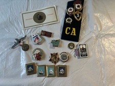 Lot Russian Medals Pins Military Soviet Frigate Lapel Pin Gorodok Cosmonaut