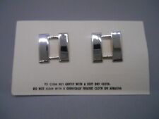 Miniature Captain Bars Insignia Pin US Army Lapel Pin Tie Tack O3 Cpt USGI Mini picture