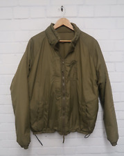 Thermal Jacket, Large Light Olive Zip up W/ Integral Sack British Army NEW picture