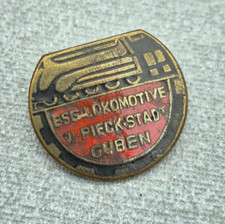 Vintage badge BSG locomotive Wilhelm-Pieckstadt Guben