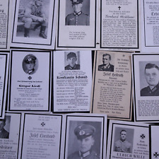 Original German WW2 Death Card - Buy 3 Get 1 Free picture
