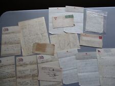 1940's World War 2 (16 pc) letters,covers,documents,drawing (different Men) lot picture