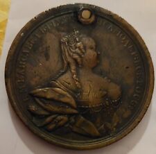 Russian coronation Medal 1742- Make by Waechter Later- 19 ct.-Bronze 99.8 grams picture