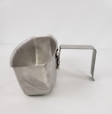US Military Army Issue L Handle Camping Canteen Water Cup Stainless Steel Wyott picture