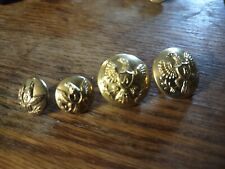 Brass Buttons Artillery Officer 2 Large 2 Small Reproduction picture