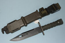 LAN CAY M9 BLACK BLADE KNIFE WITH SCABBARD DATED 1995 EXCELLENT UNUSED picture