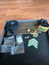 Lewisburg WV Greenbrier Military School Lot Hat Badge, Buckle, Hat, GMS, more picture