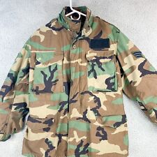 US Air Force Camo Cold Weather Coat Mens Small Short Jacket 8415 01 099 7830 picture
