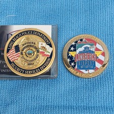 LONG BEACH Police AIRPORT Challenge Coin,security Services Department.