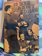 Soviet Union WW2 “15 Red Army Songs” 1941 -1942 Russian Memorabilia Sheet Music picture