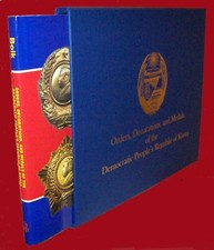 US Book -Orders, Decorations & Medals Democratic People's Rep of Korea (Cased/#d
