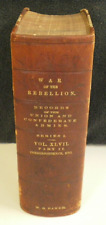 CORRESPONDENCE RECORDS OF UNION & CONFEDERATE ARMIES Civil War 1895 ANTIQUE BOOK picture