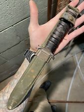 Ww2 M3 Utica Fighting Trench Knife Stiletto Dagger  picture