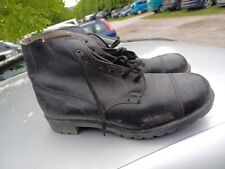 genuine vintage BRITISH ARMY  COMBAT BOOTS leather UK 12  picture