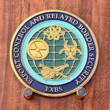 Export Control Border Security EXBS Dept of State Challenge Coin  W#23