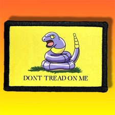 Pokemon Ekans (Don’t Tread On Me) Morale Patch Military Tactical Airsoft 539