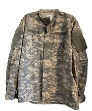 ARMY ACU MILITARY JACKET BLOUSE MEDIUM LONG SHIRT. COMBAT UNIFORM. Preowned. picture
