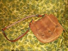 WW1 M1917 US Cavalry Saddle Bags w/ Liner, Frog skin Camo, Satchel messenger bag picture