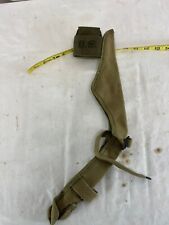 WW2 PICK MATTOCK INTRENCHING AXE CANVAS COVER CARRIER 1944 picture