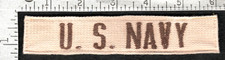 U.S. Navy patch (circa 1991-1992) - U.S Navy Desert Storm name tape