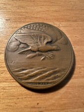 Nice WWI Swiss Gratitude Table Medal Engraver Named
