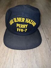 New Era USS OLIVER HAZARD PERRY FFG-7 Snapback Trucker Cap Hat Made in USA picture