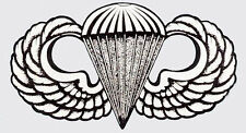 US ARMY AIRBORNE WINGS STICKER - DECAL- MADE IN THE USA picture