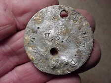 WW1 ID Dogtag-24th Infantry-Buffalo soldiers-found Columbus NM-Mexican Border #2 picture