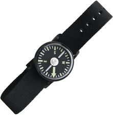 New - Cammenga Phosphorescent Wrist Compass - Black - Tactical Strap  picture