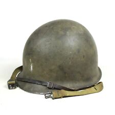 WWII US M1 HELMET FIXED BALE LOOPS FRONT SEAM FS FB MCCORD SAINT CLAIR LINER picture