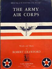 WW2 Era Official Song Book For The US Army Air Corps picture
