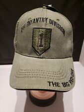 Army 1st Infantry Division Cap OD Green 