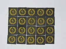 Lot Of 20 WWII Meritorious Unit Commendation, 5th Award Patches