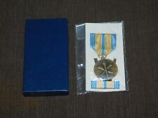 VINTAGE MILITARY 1982 MEDAL & RIBBON ARMED FORCES RES COAST GUARD NEW picture