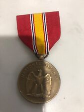 Vintage NATIONAL DEFENSE SERVICE MEDAL & RIBBON US Military picture
