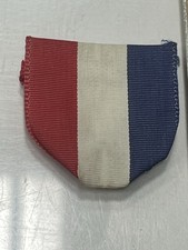 Original WW2 US Red White Blue  CAMPAIGN Medal Ribbon Bar Pin UV Test Lot