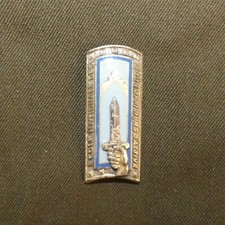 Original French Army National School of Active NCOs Pocket Badge (Drago)