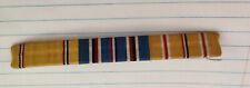 WW2 3 Place RIBBON BAR, AMERICAN DEFENSE, AMERICAN CAMPAIGN AND ASIATIC-PACIFIC picture