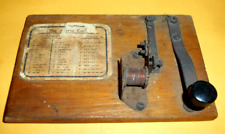 VINTAGE MORSE CODE KEY RADIO COMMUNICATIONS FOR SHIPS RAILWAY MILITARY MK2 picture