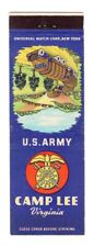 Matchbook: U.S. Army Quartermaster Corps - Camp Lee, Virgina picture