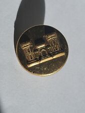 Vintage Tarnished Copper World War 2 - U.S. Army Corps of Engineers Collar Pin picture