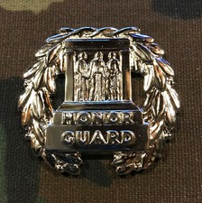 HONOR GUARD BADGE; TOMB OF THE UNKNOWN SOLDIER; REGULATION FULL SIZE