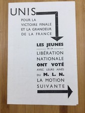 National Liberation Movement 1944 Congress Of The Resistance WW2